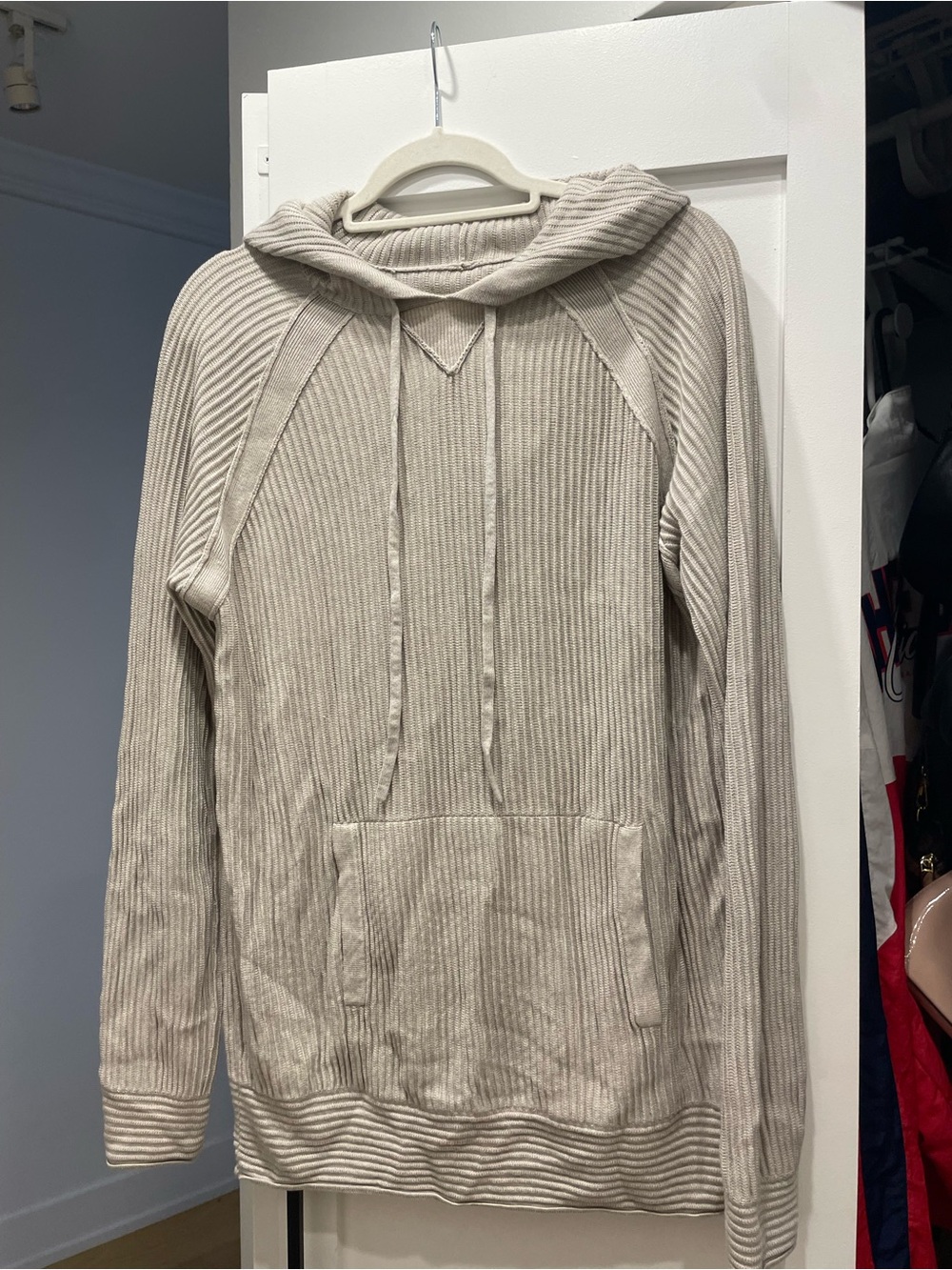 Men's Weston Jon Boucher Ribbed Hoodie Cardigan - Lightweight Casual Pullover
